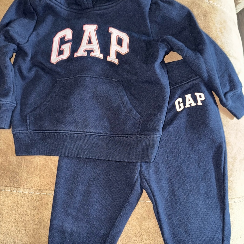 GAP Dark Blue Toddler Hoodie and Sweatpants